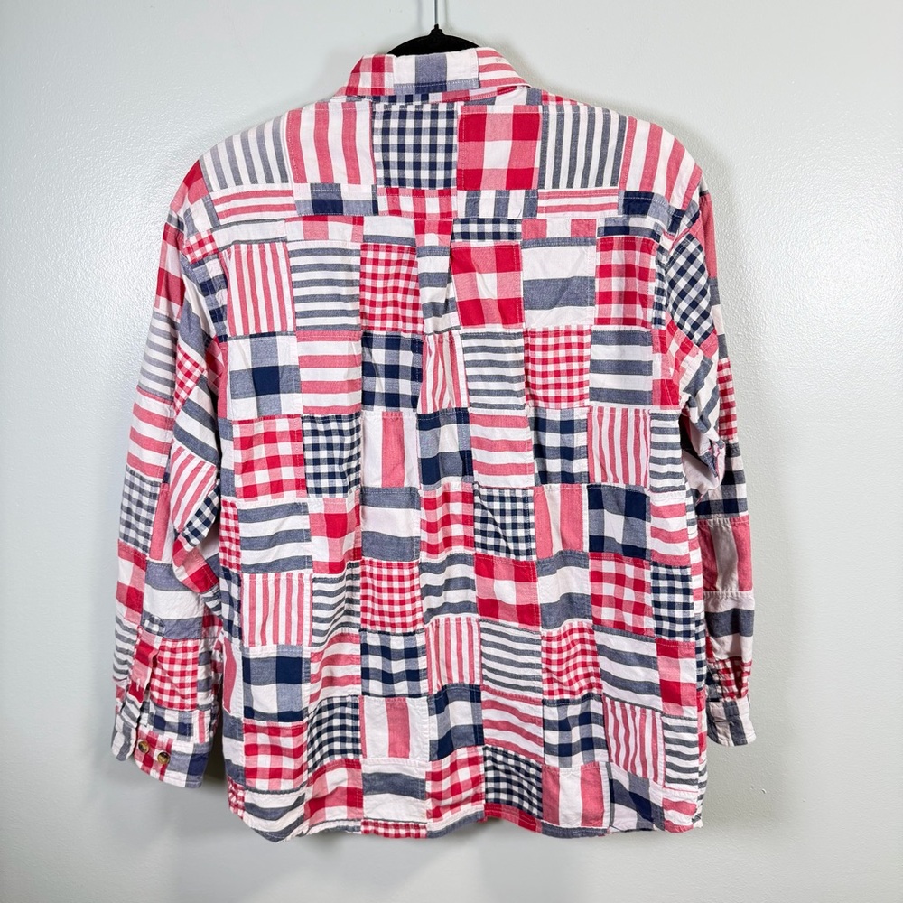 Orvis Women's Patchwork Plaid Button-Down Shirt -… - image 7